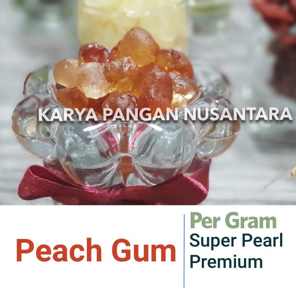 

PEACH GUM SUPER PEARL PREMIUM GRADE A++ / NATURAL PEACH GUM TAO JIAO