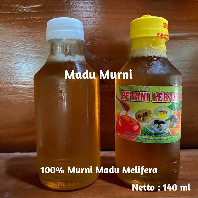 

[BISA COD] MADU MELIFERA MURNI 140 ML / MADU MENTAH ASLI / RAW HONEY ORIGINAL