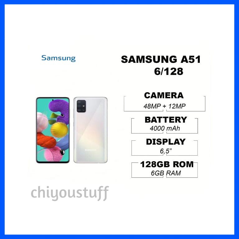 SAMSUNG GALAXY A51 6/128 RAM 6GB/128GB ROM