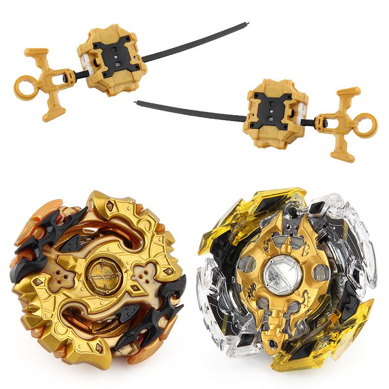 Emas New Metal Fusion Masters BB852 Beyblade Fight Launcher Langka Mainan Game Anak