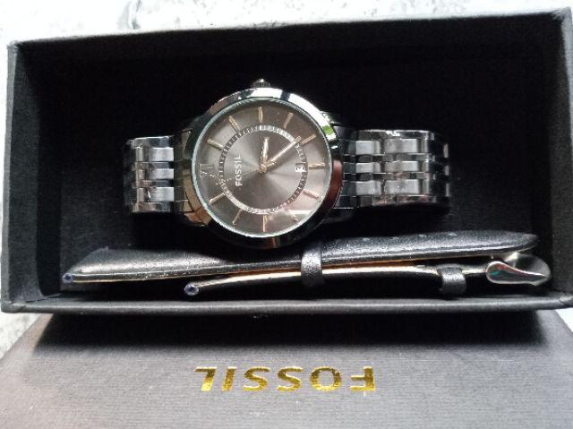 Jam Tangan Pria FSL K620 Tanggal Aktif FREE 1 Strap & Box Exclusive l