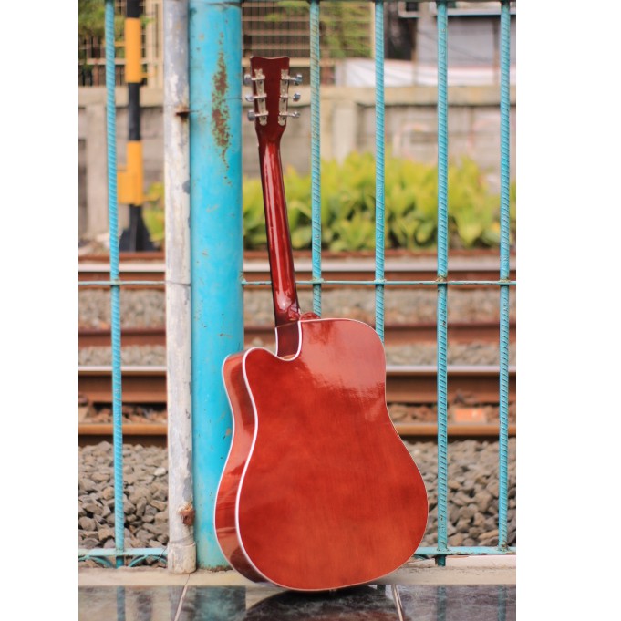 Gitar Akustik JBS-01 Jumbo body SUNGKAI BANYAK BONUSNYA F500