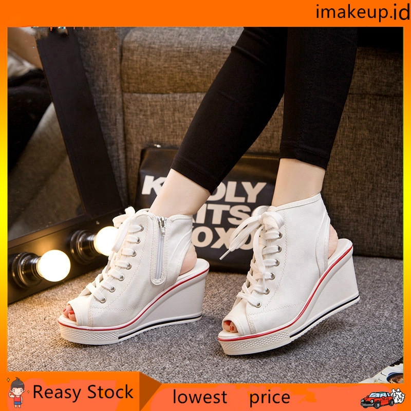 summer wedge sneakers