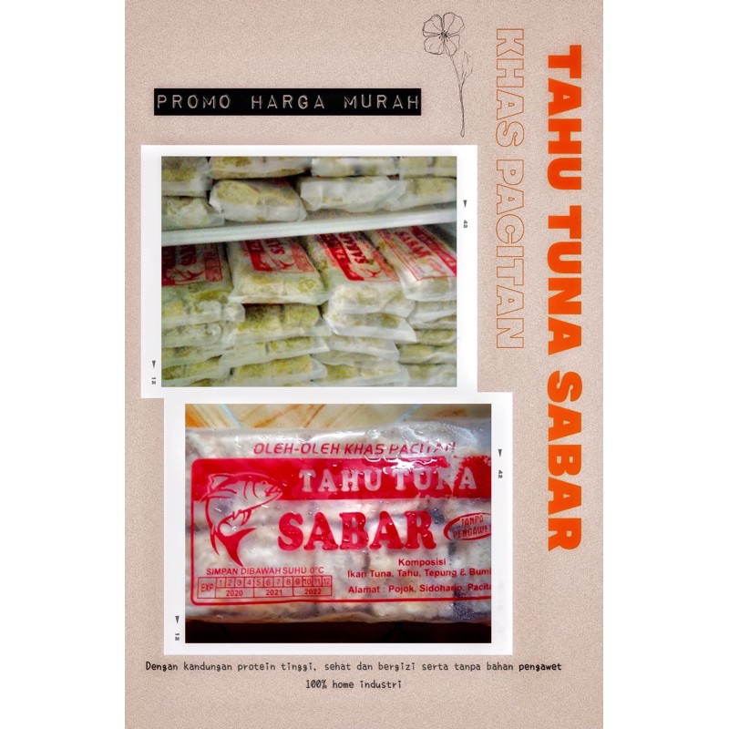 Tahu Bakso Ikan Tuna  Pak Sabar Khas Pacitan