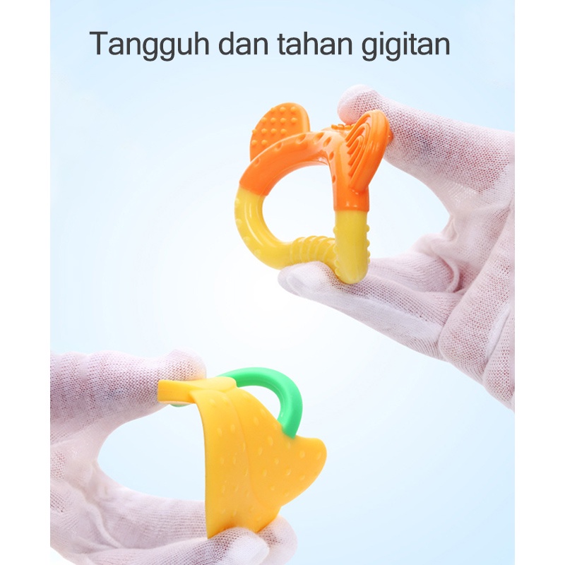 Mainan/Teether bayi/Gigitan bayi teether/Mainan gigitan bayi/Penumbuh gigi buah (B221)