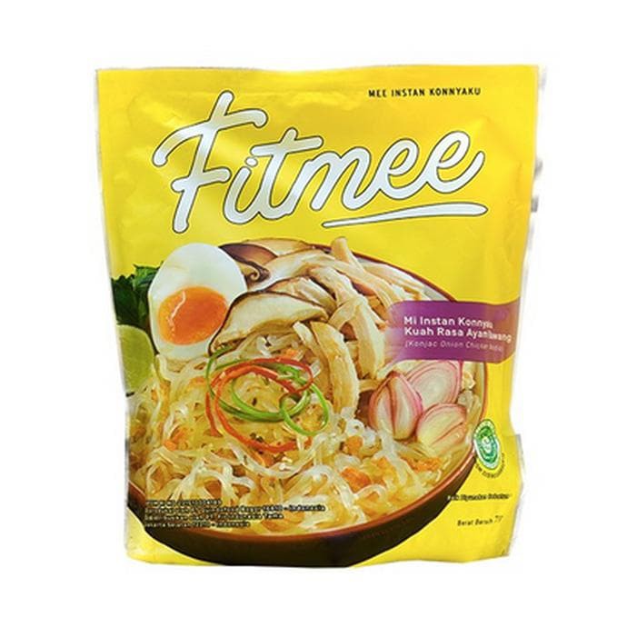 

Fitmee Mie Instant Low Carbo Fit mee Ayam Bawang
