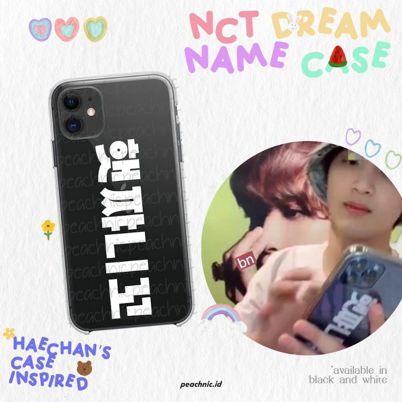 NCT DREAM PERSONALIZED PHONE CASE HAECHAN CASE INSPIRED