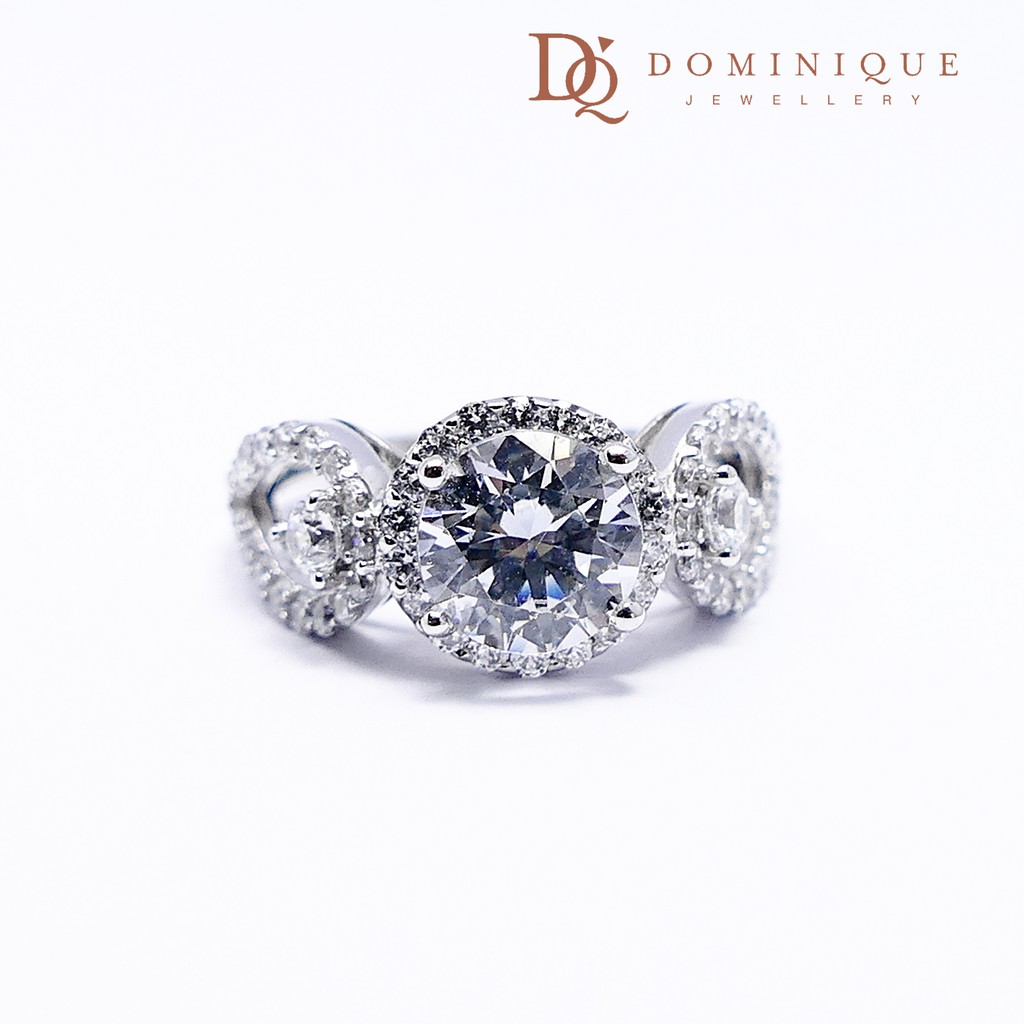 

Dominique Jewellery- Cincin Solitaire 75% SNI DQC 1312