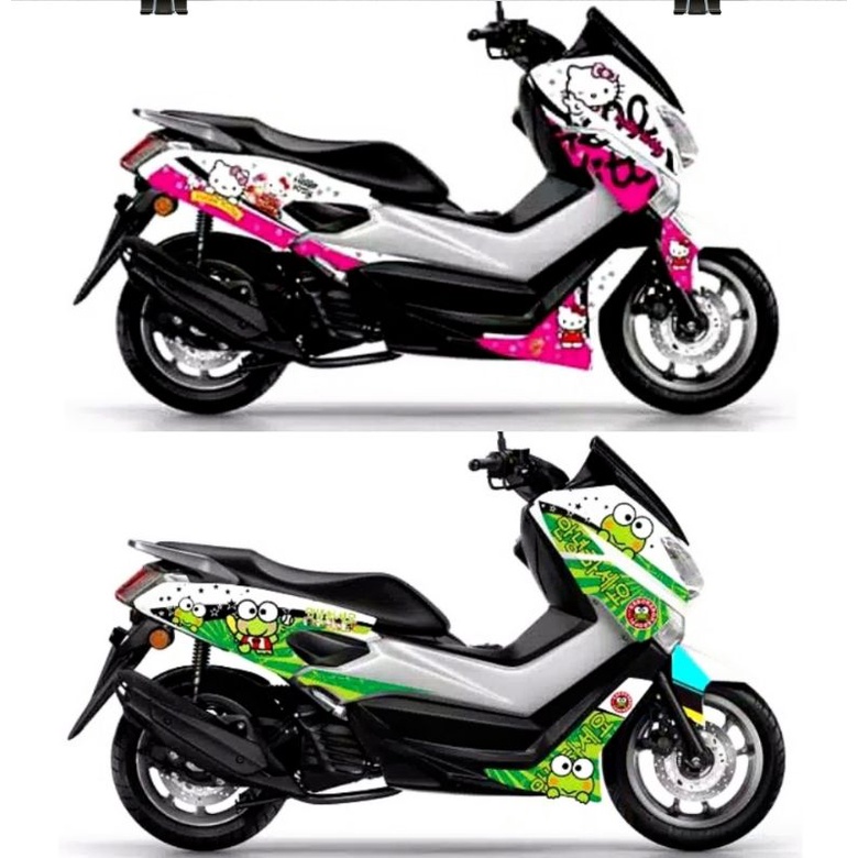 Striping Nmax - N Max Lama 2015 2016 2017 2018 2019 Variasi Yamaha Sticker Motor Stiker Skotlet