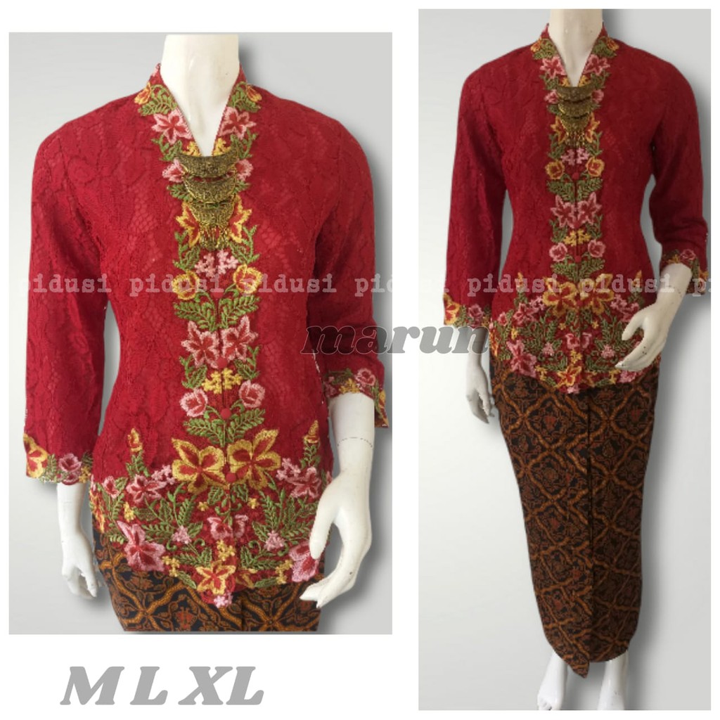 TERBARU KEBAYA BROKAT BORDIR / KEBAYA BROKAT BORDIR PREMIUM / KEBAYA BROKAT BORDIR FORMAL