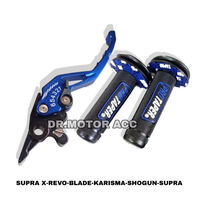 Handle Rem Plus Handgrip Variasi Motor Supra X / Supra 125 / Shogun / Karisma / Revo / Blade Bahan F