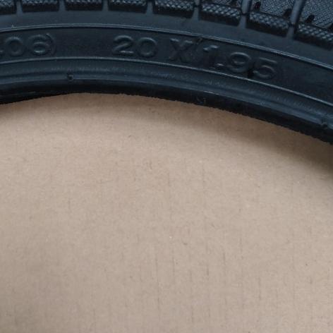 ban luar sepeda 20 x 1.95 kenda hitam