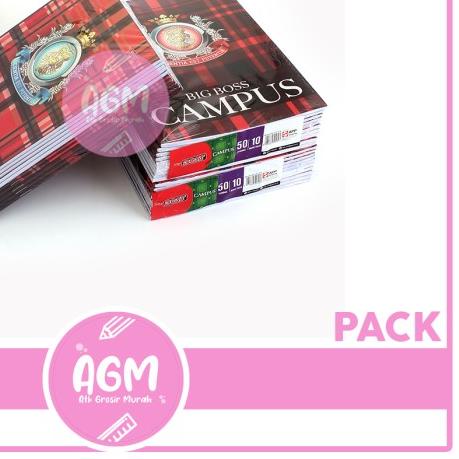 

★ KHUSUS GOSEND! BIG BOSS EXERCISE BOOK/BUKU TULIS CAMPUS 50LEMBAR ✫