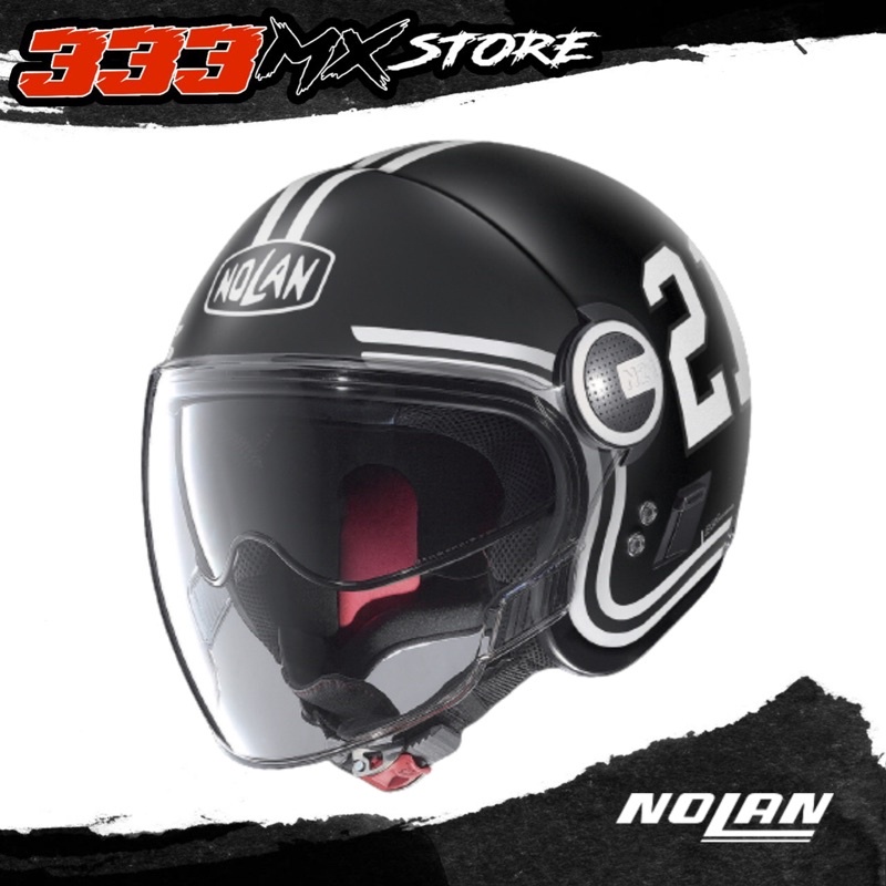 HELM MOTOR NOLAN N21 VISOR QUARTERBACK 82 FLAT HELM NOLAN ORI