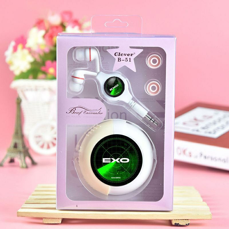 Headset K-Pop Kabel Idol K-Pop Exo Way-V ENHypen NCT Earphone Headset Roll plus Case