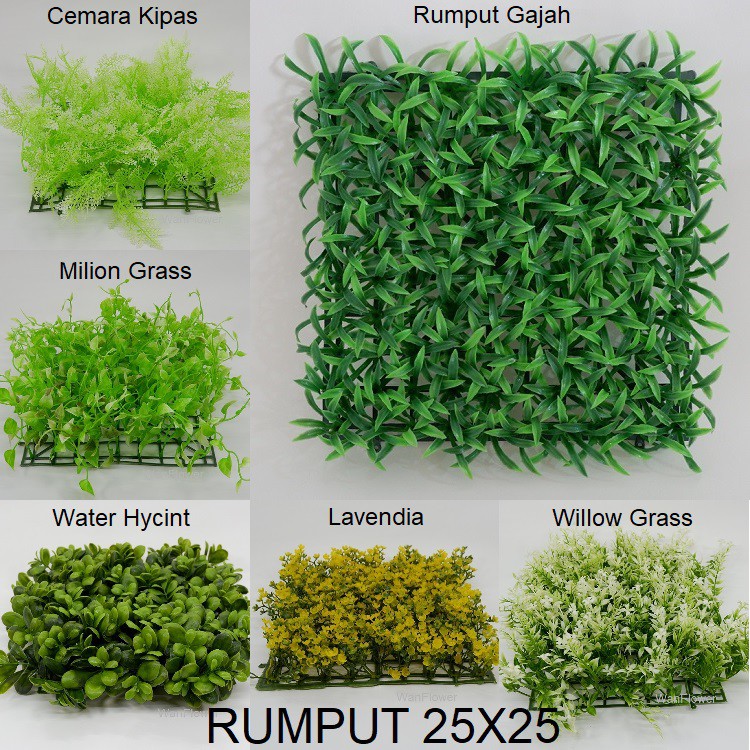 WANFLOWER Rumput 25x25 * WATER HYCINT