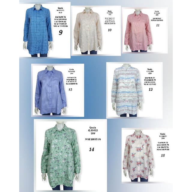 KEMEJA WANITA GEELA