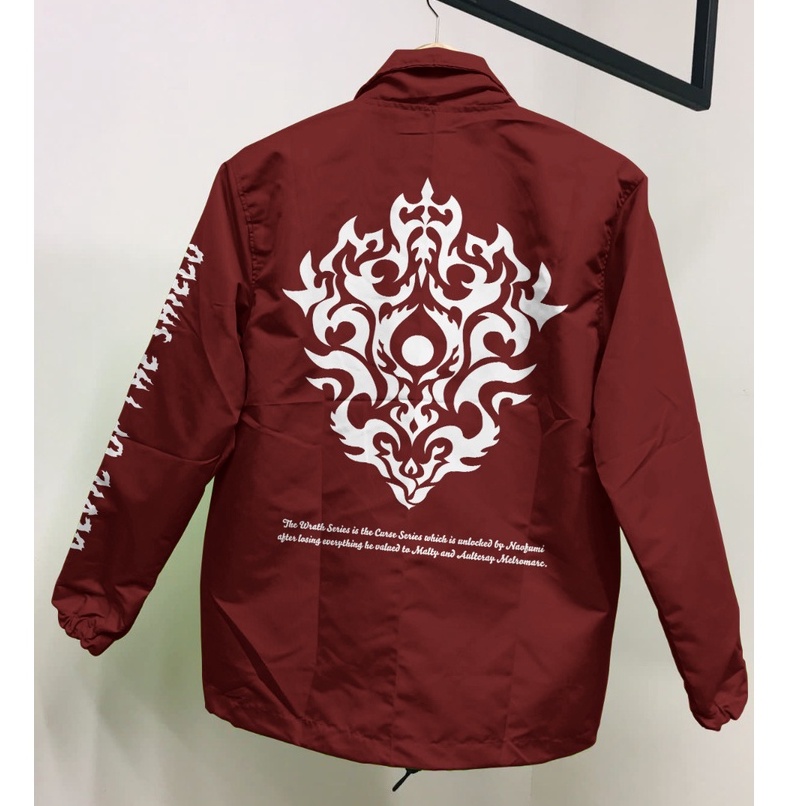 Jaket Coach Naofumi Tate No Yuusha Maroon Anime Manga The Rising Of The Shield Hero Premium Unisex