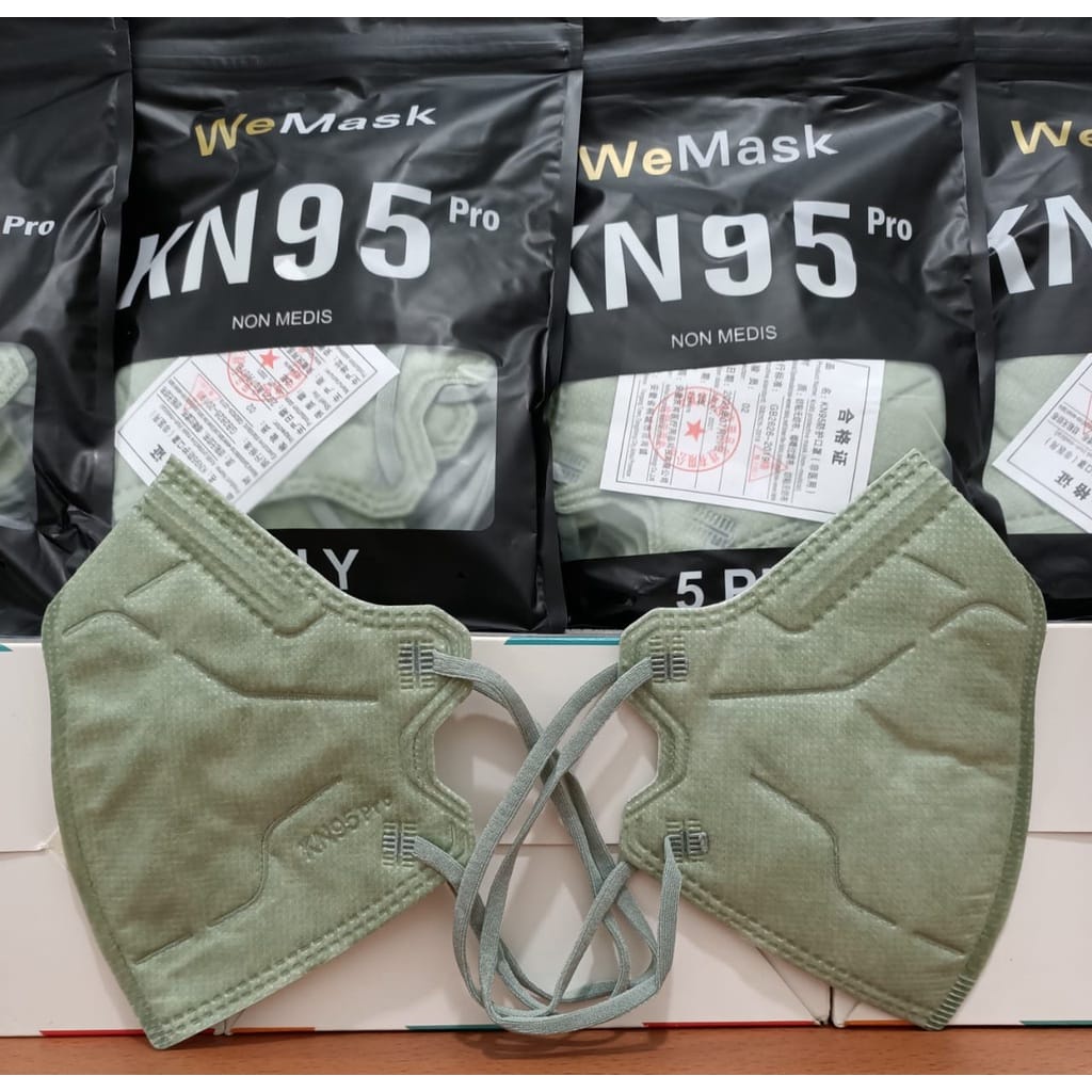 Masker KN95 warna KN PRO 1 Pack isi 10 Pcs Premium Masker New Original