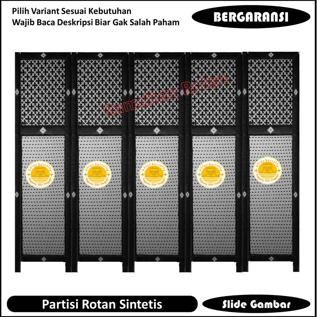 Sketsel Rotan 5 Pintu - Sketsel 5 Pintu Bahan Rotan Sintetis