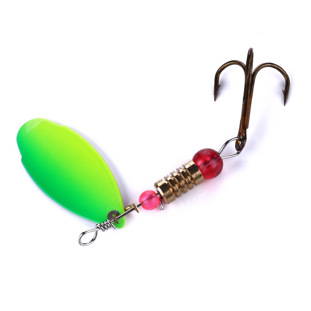 HENGJIA 12Buah Umpan Pancing Spoon Spinner Swimbait Fishing Lure Sequin Payet Sink Bait Bass Tackle