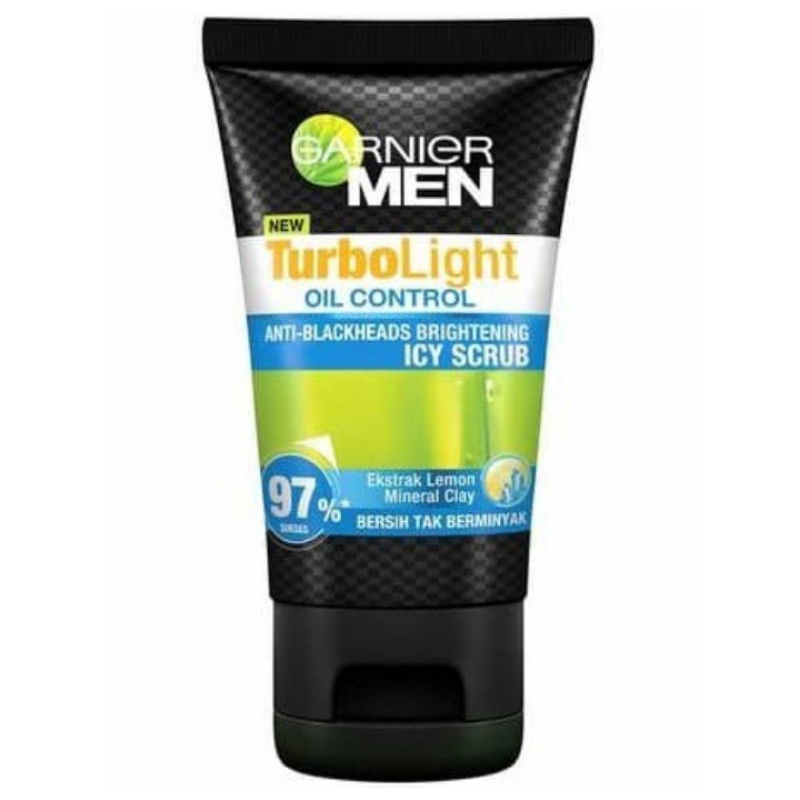 Garnier Men Turbolight Oil Control Icy Scrub 100ml