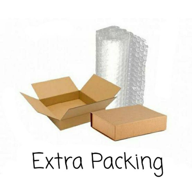 

Extra Packaging [ Box + Bubble Wrap + Plastik + Solatip ]