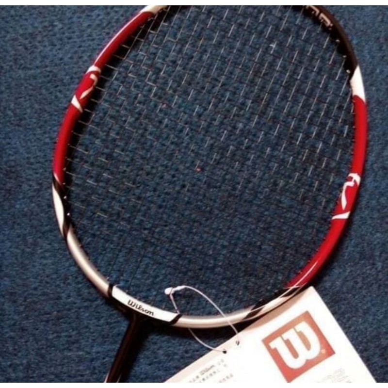 Raket Badminton Wilson K Factor Free tas dan grip