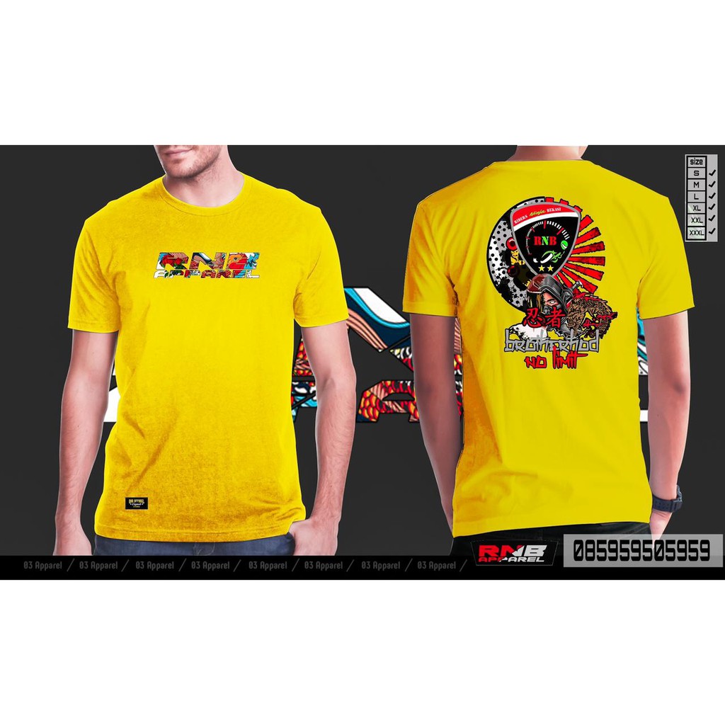 Kaos RNB Kuning Apparel