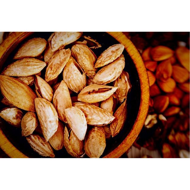 

Kacang Almond Panggang Dengan Kulit 500 Gram - Roasted Almonds In Shell
