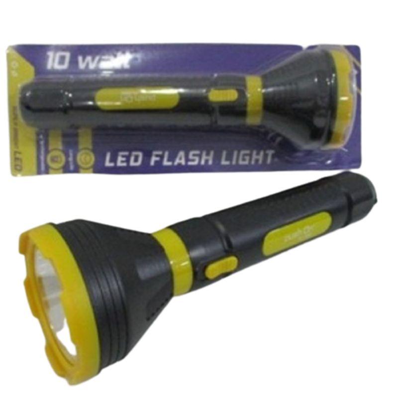 Senter Push On FL-7100 LED Super Terang 10W Rechargeable