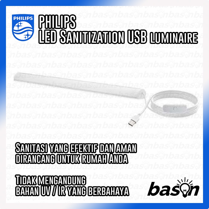 PROMO Bundling PHILIPS UVC Disinfection Desklamp + LED Sanitizer USB