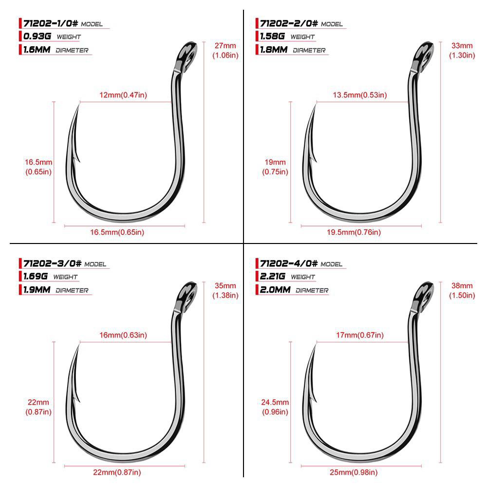 Hook Jigging  Kail Pancing Luat Slow JIgging Ring