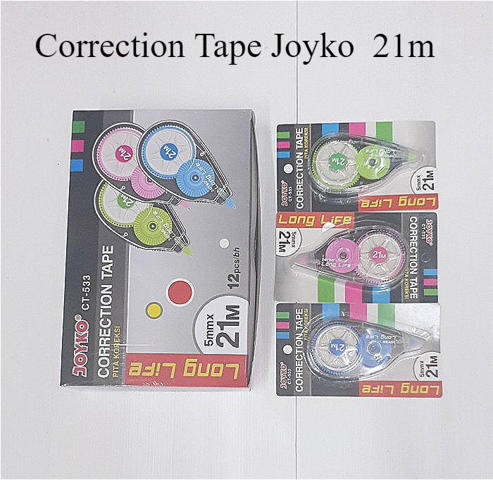 

CORRECTION TAPE JOYKO CT-533 5mm x 21m | TIP-EX