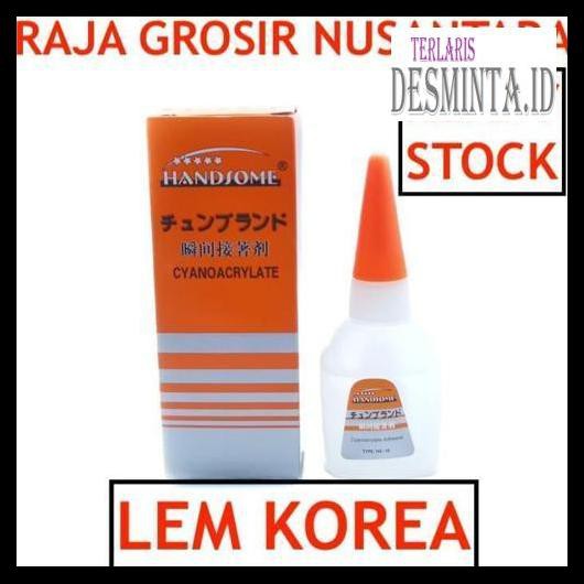 

Tyegtrs- Lem Korea Handsome Hs-10 Lem Serbaguna Lem Setan Lem Kertas Lem Cair R676Ydt8-