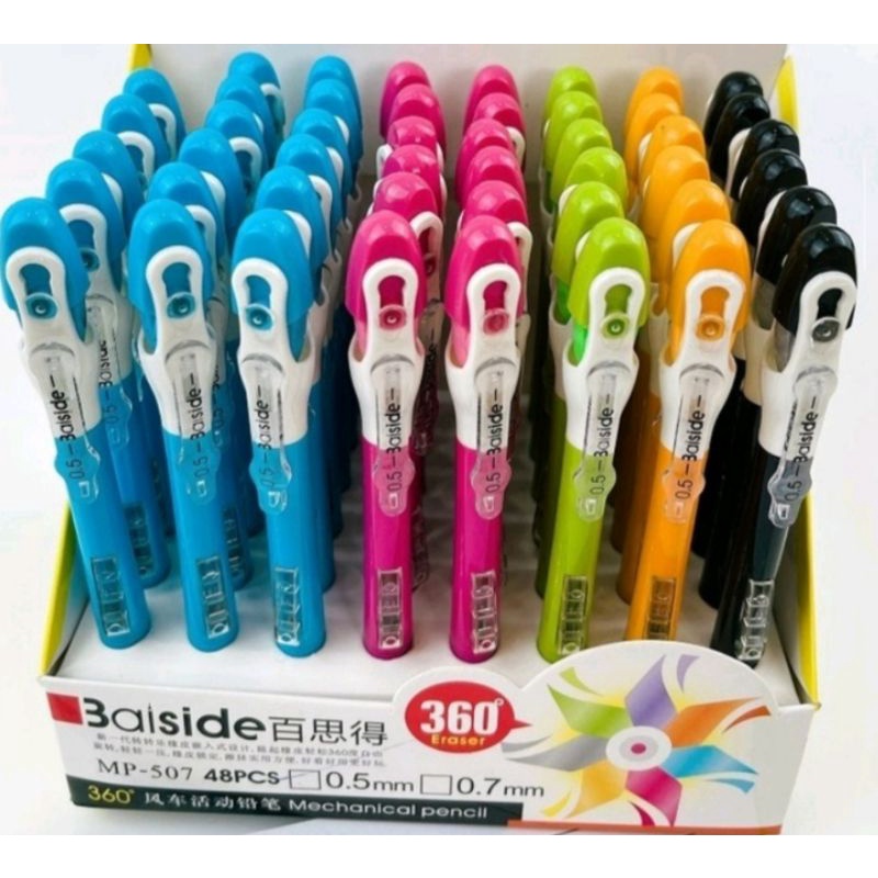 

Pensil cetek penghapus cantik Mechanic Pencil 0.5mm
