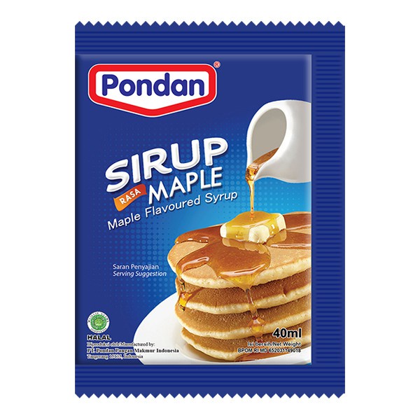 

Pondan Sirup Maple 40ml / Maple Syrup 40 ml