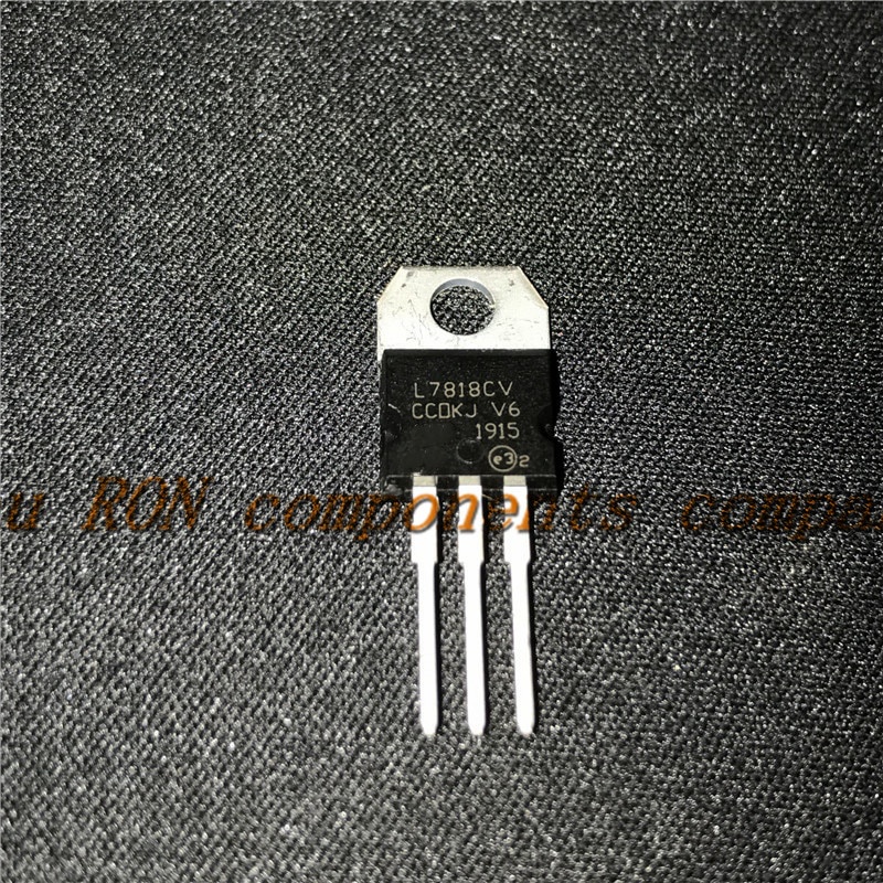 10pcs/lot L7818CV L7818 TO-220 TO220 7818 LM7818 MC7818 In Stock stabilivolt voltage-regulator Tabung Baru original