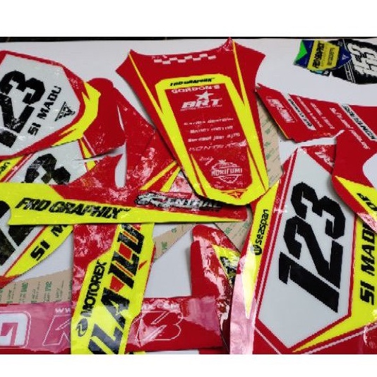 decal 3M coklat USA stabilo klx gordon