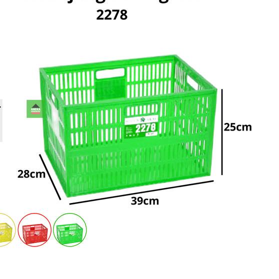 

Keranjang Industri Serbaguna Lubang 2278 Green Leaf - Merah