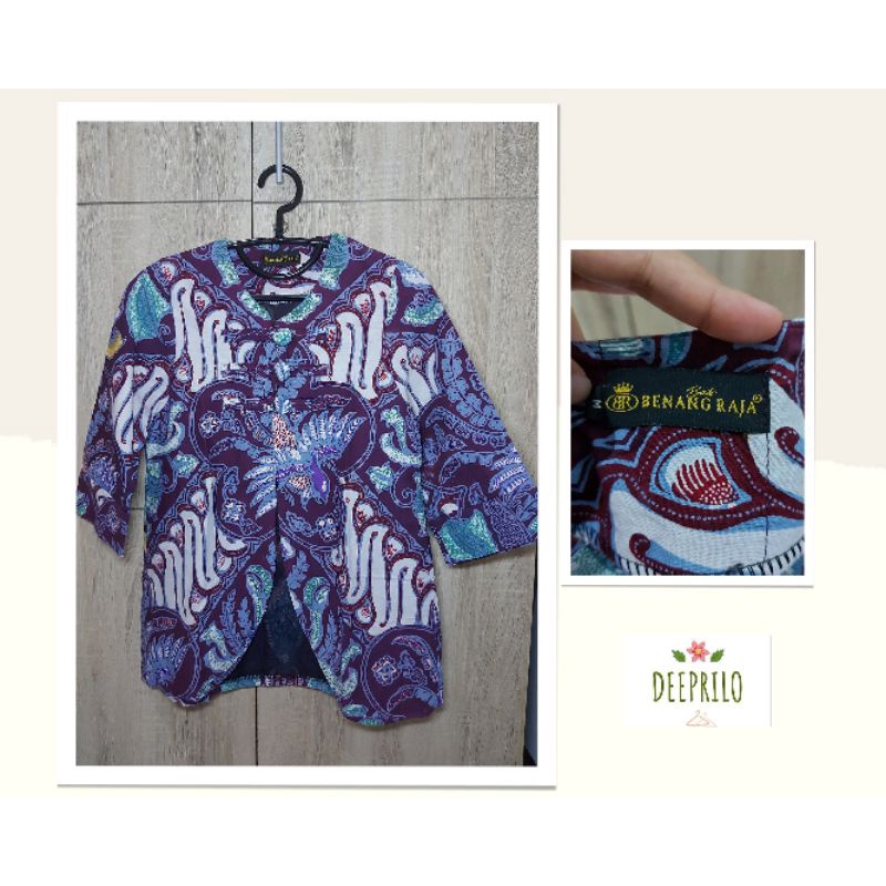 prelove Blazer Batik Benang Raja Premium