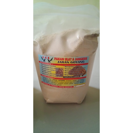 Pakan Ulat & Jangkrik Jaran Goyang 1,5kg