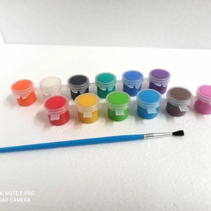 

Wow Cat Acrylic Set Cat Lukis Canvas Dan Mewarnai 12 Warna X 5 Ml + 1 Kuas Hot Sale