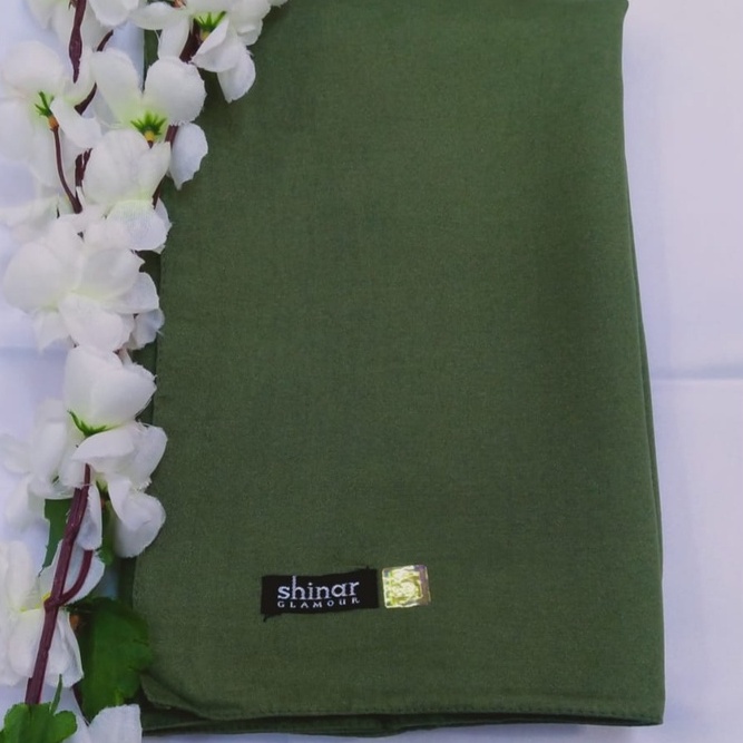 kerudung hijab / jilbab segi empat SHINAR GLAMOUR glitter glowing ansania dan azara original bahan m