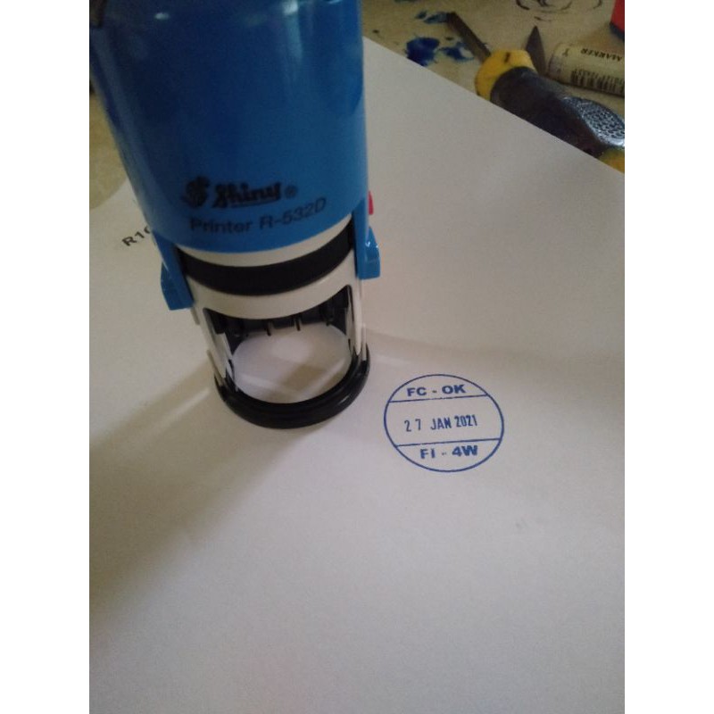 

Stempel Shiny R532d (tanggal costum design/tulisan)