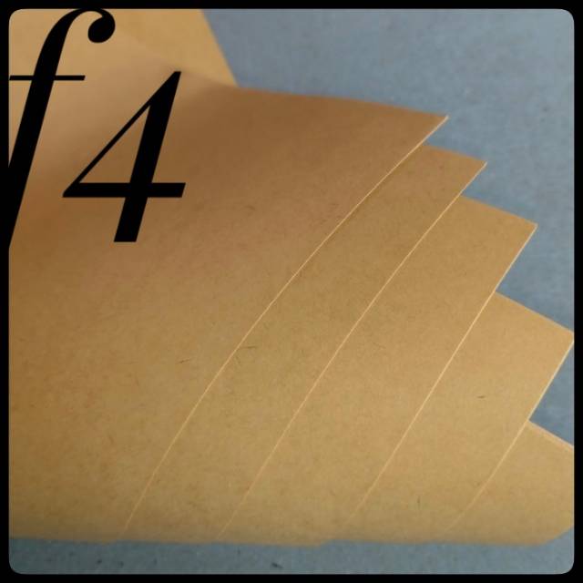 

( 100 Lembar ) Kertas Samson Kraft 100 Gsm Parisindo Uk F4 / Folio 21.5 cm X 33 cm