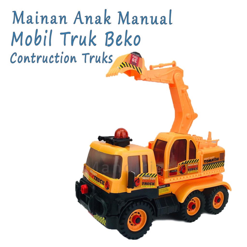 Mobil truk beko *Mainan Anak * construction trucks * BP 8049