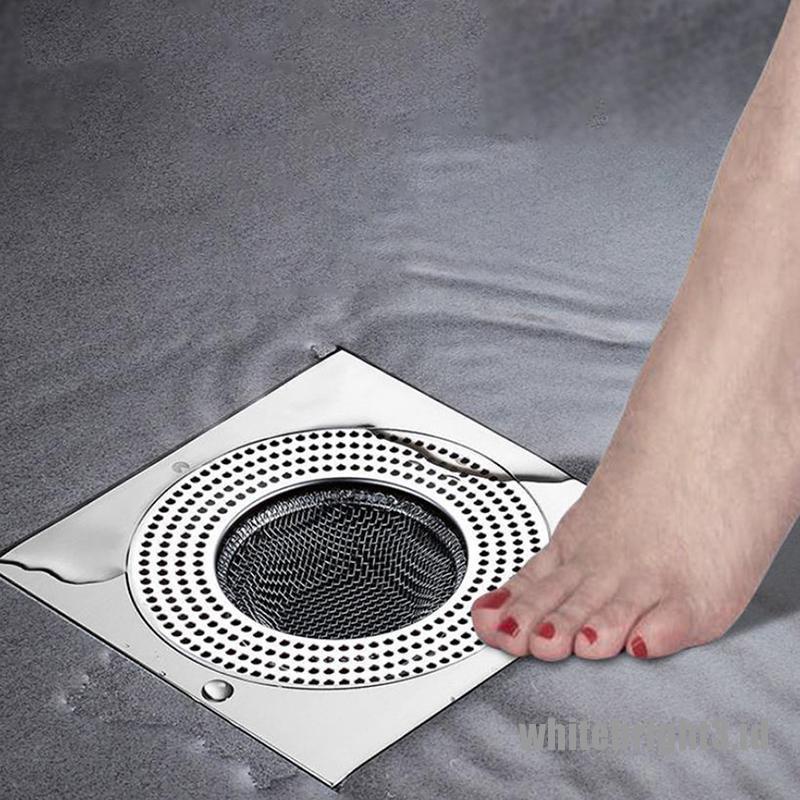 ❤White3 Warna Putih❤ Filter Kawat Penangkap Rambut Untuk Saluran Pembuangan Bathtub Shower Wastafel