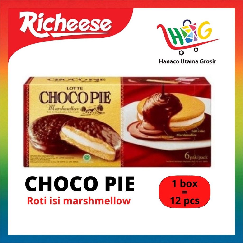 Lotte Chocopie 28gr x 12  All Varian (isi 12pcs) [1BOX]