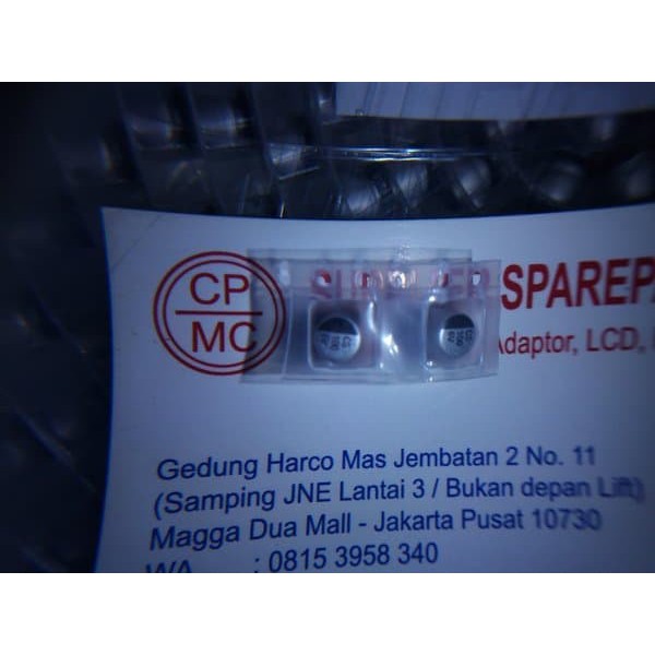 CAPASITOR SMD 100UF 6.3V 100 uf